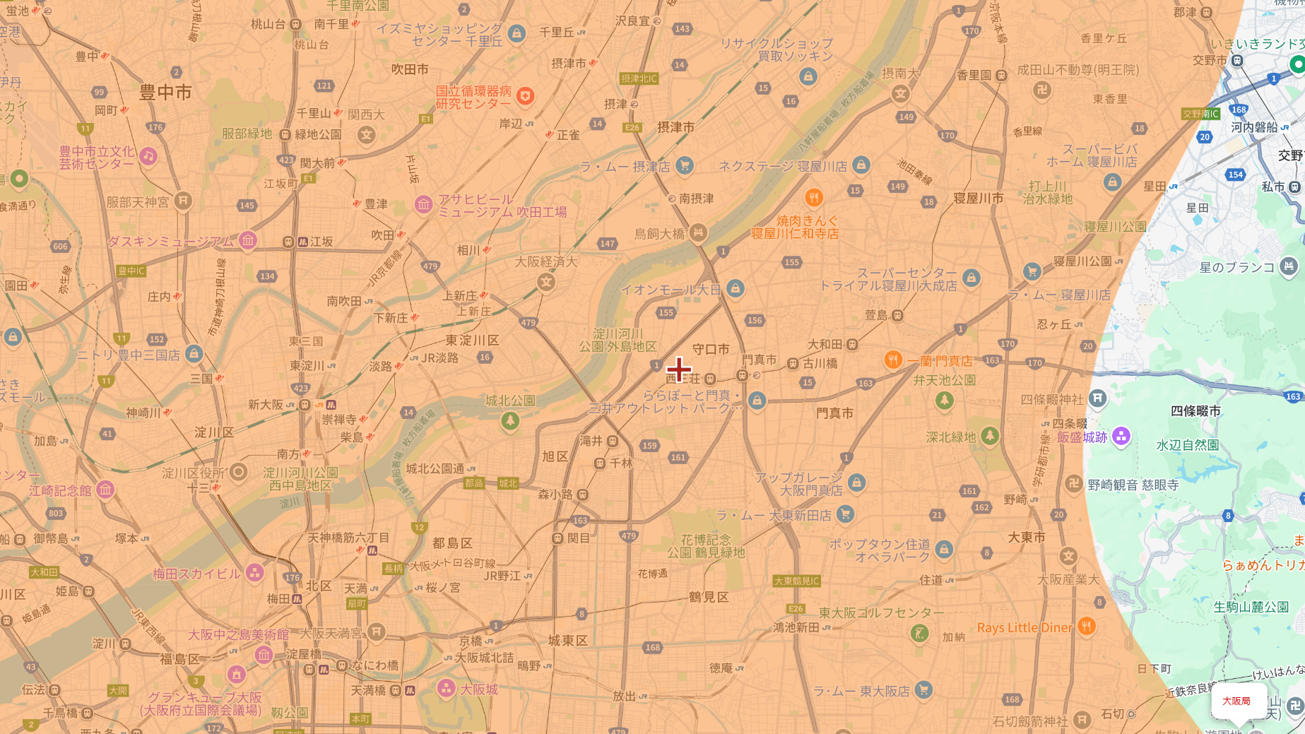 守口市のテレビ電波事情
